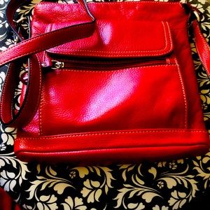 Leather crossbody bag